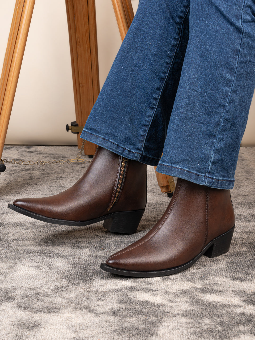 Fentacia Women Casual Chelsea Boots