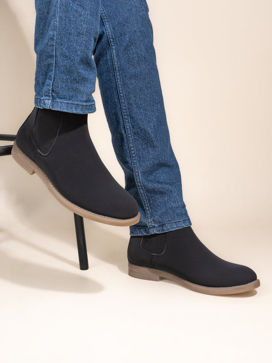 Fentacia Men Synthetic Nubuck Chelsea Boots