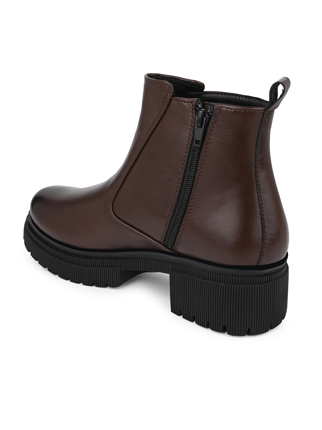 Fentacia Women Chunky Sole Chelsea Boots