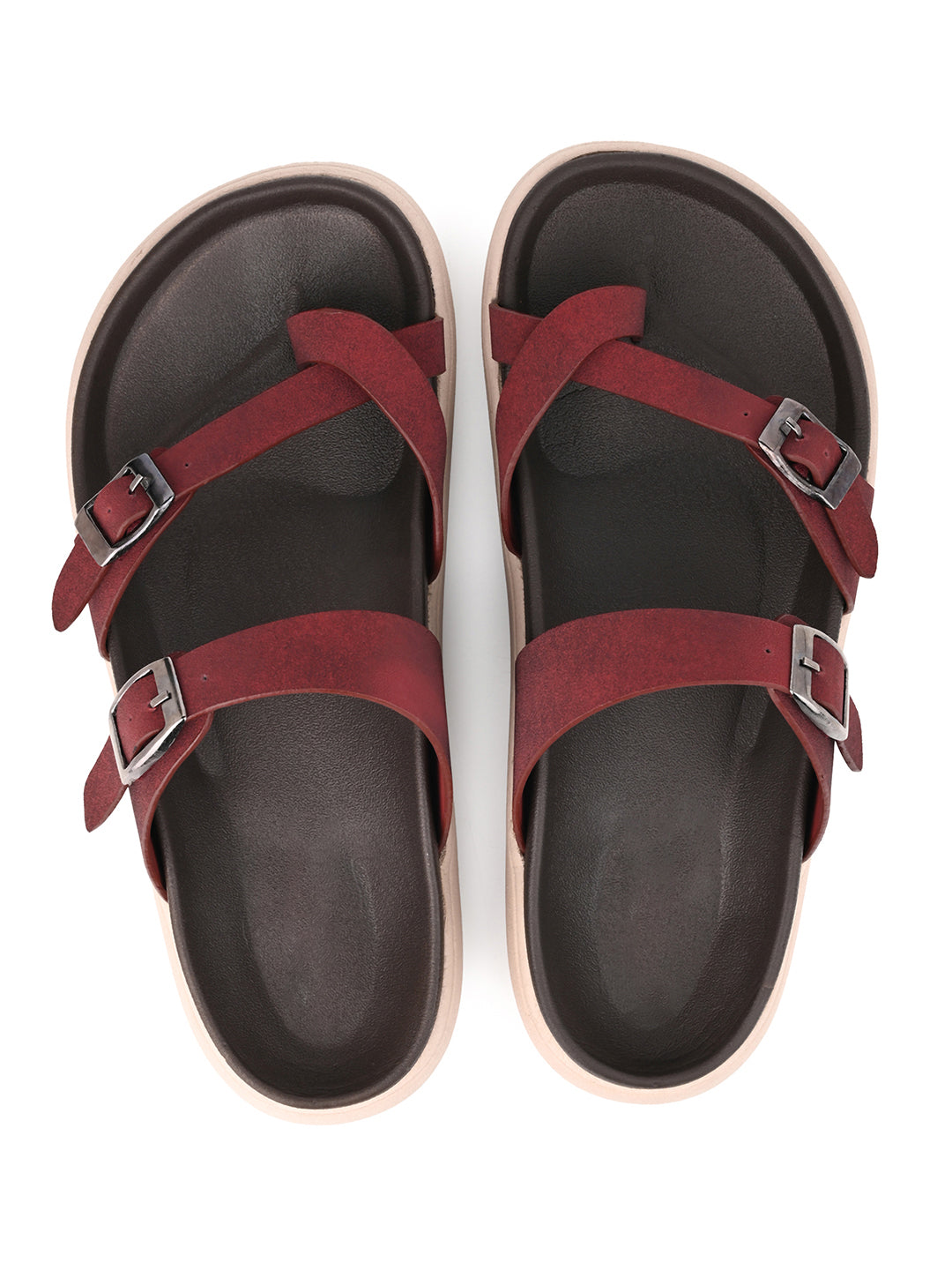 Fentacia Women Toe Ring Lightweight Comfort Suede Sandals