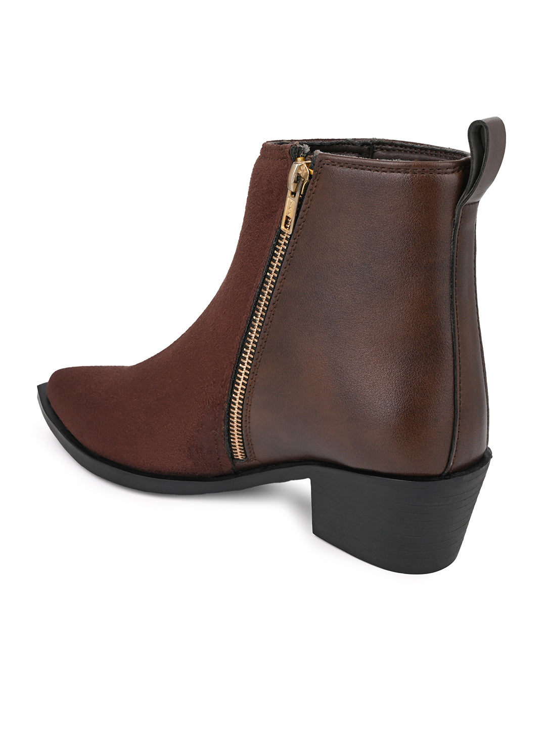 Fentacia Women Pointed Chelsea Boots
