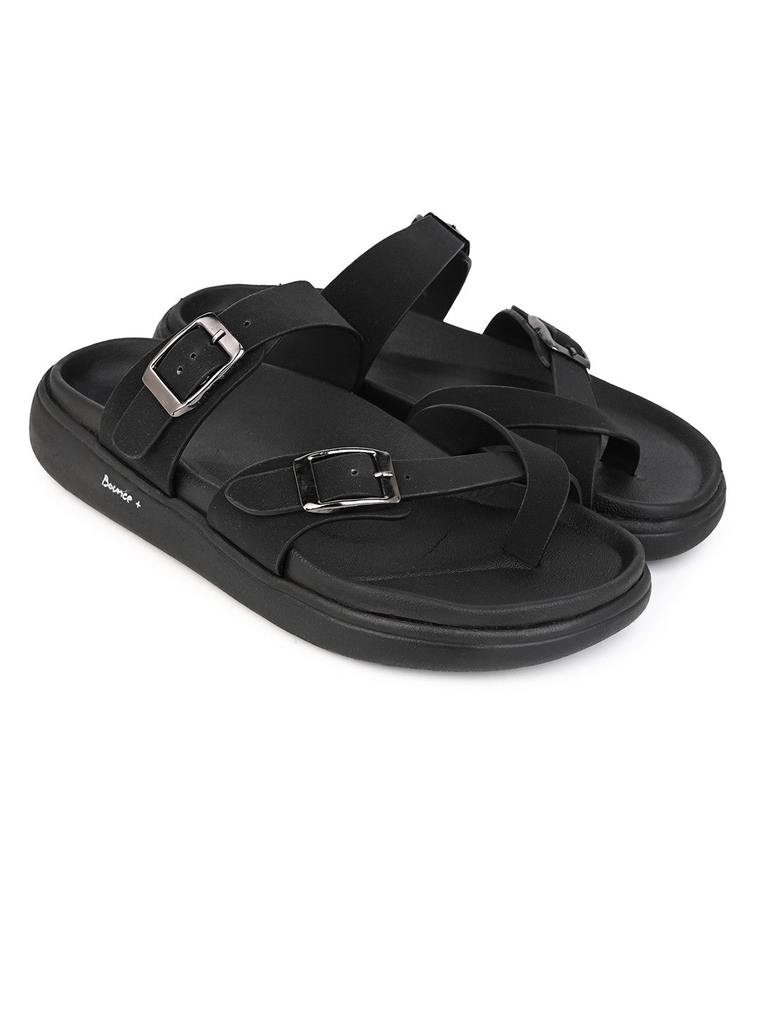 Fentacia Women Toe Ring Lightweight Comfort Suede Sandals