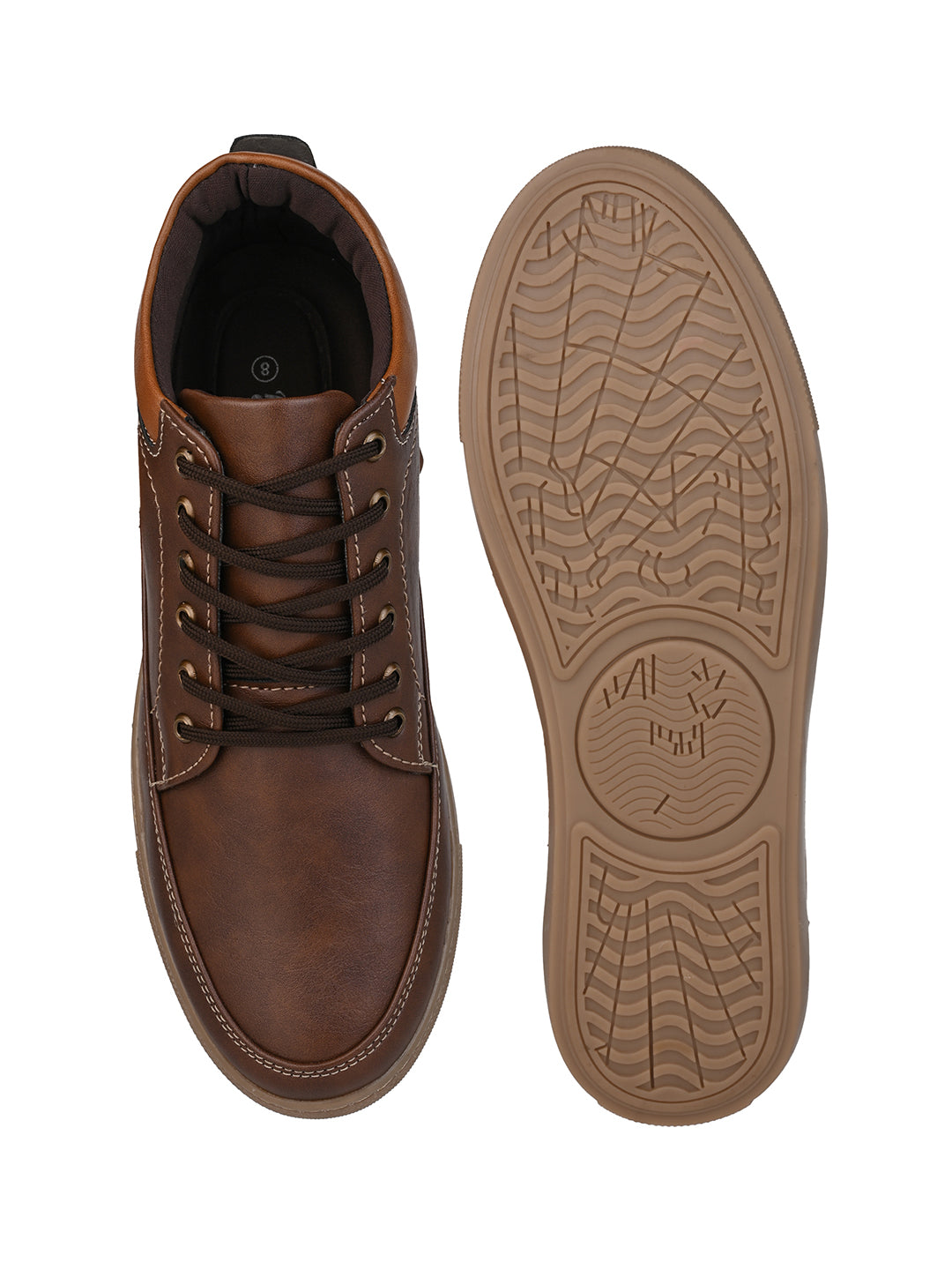 Fentacia Men Synthetic Casual Mid-Top Sneakers