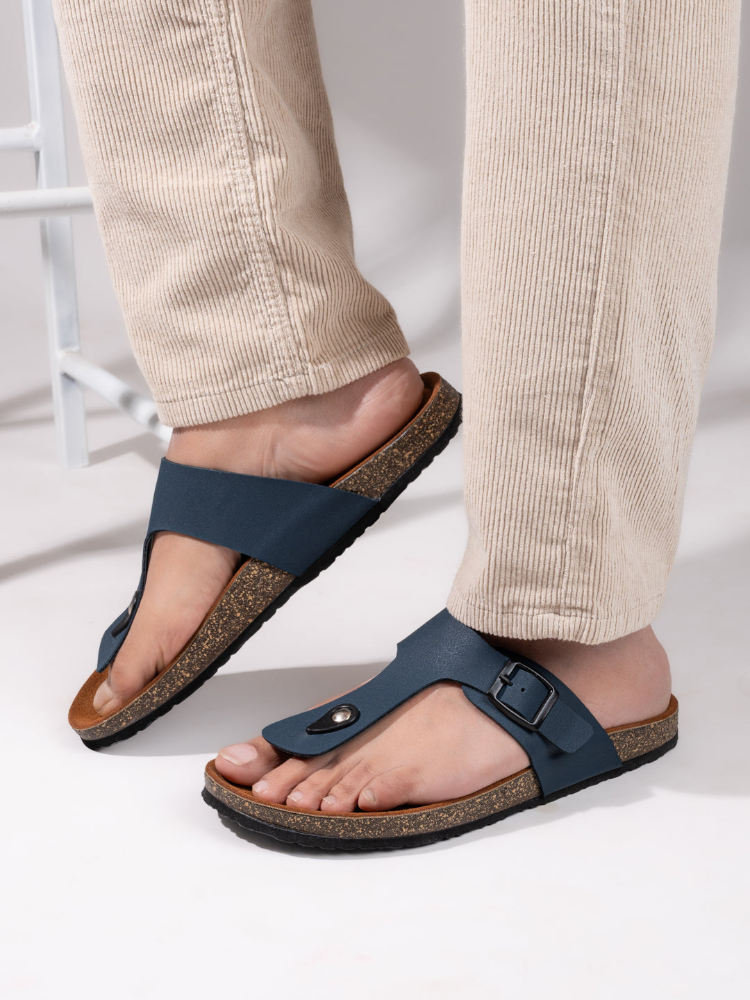 Fentacia Men T-Straps Comfort Sandals