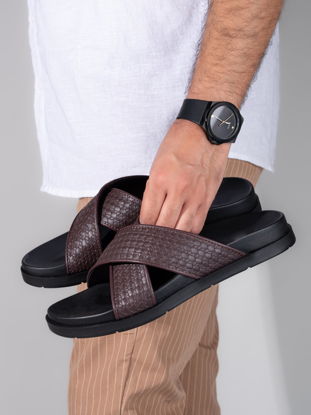 Fentacia Men Slip-On Comfort Sandal