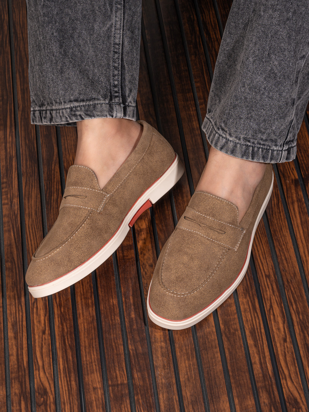Fentacia Men Suede Casual Loafers