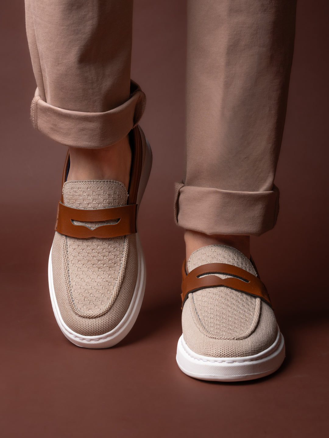 Fentacia Men Flynit Casual Loafers