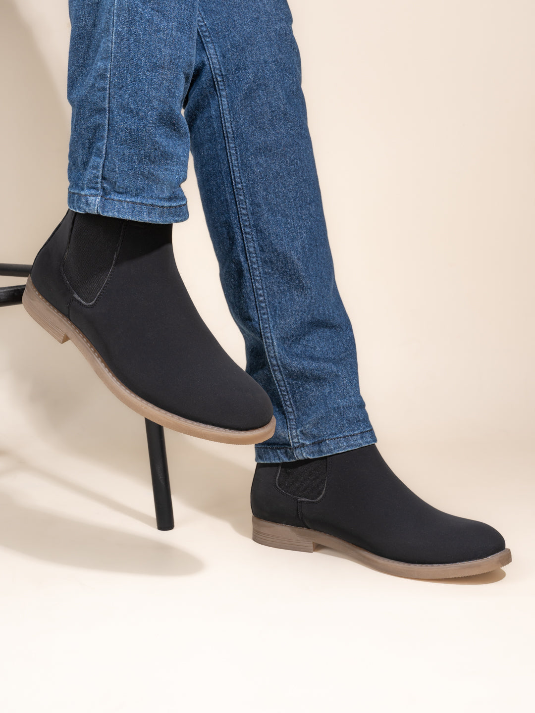 Fentacia Men Synthetic Nubuck Chelsea Boots