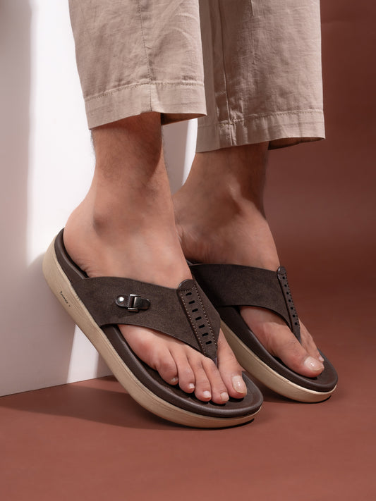 Fentacia Men Lightweight V-Strap Comfort Sandals