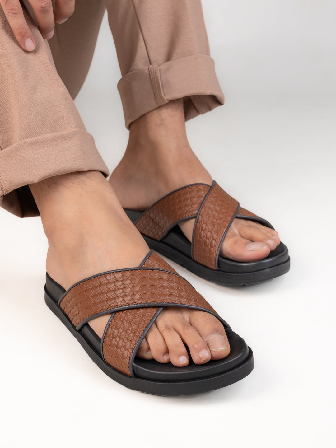Fentacia Men Slip-On Comfort Sandal