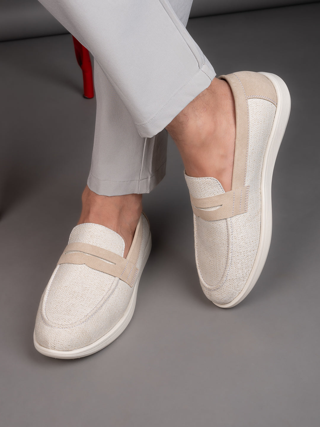 Fentacia Men Fabric casual Loafers