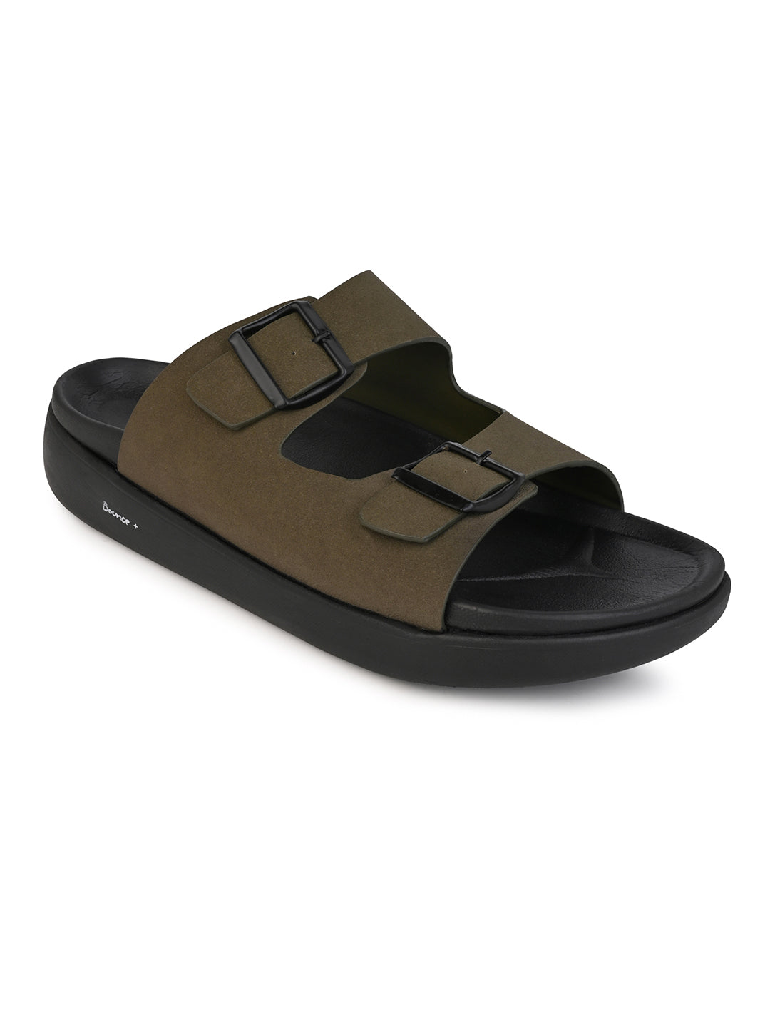 Fentacia men Solid Suede Comfort Sandals