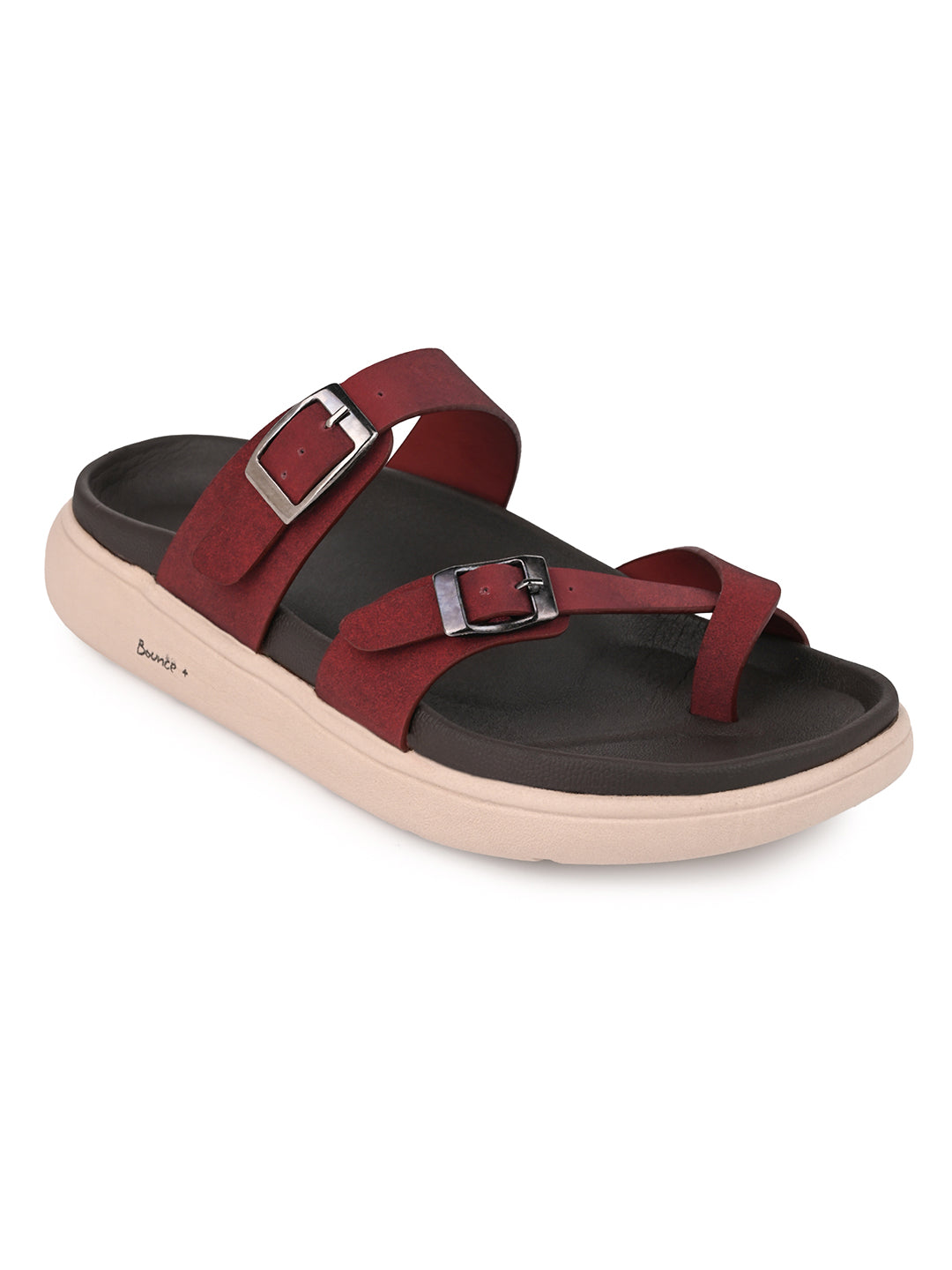 Fentacia Women Toe Ring Lightweight Comfort Suede Sandals