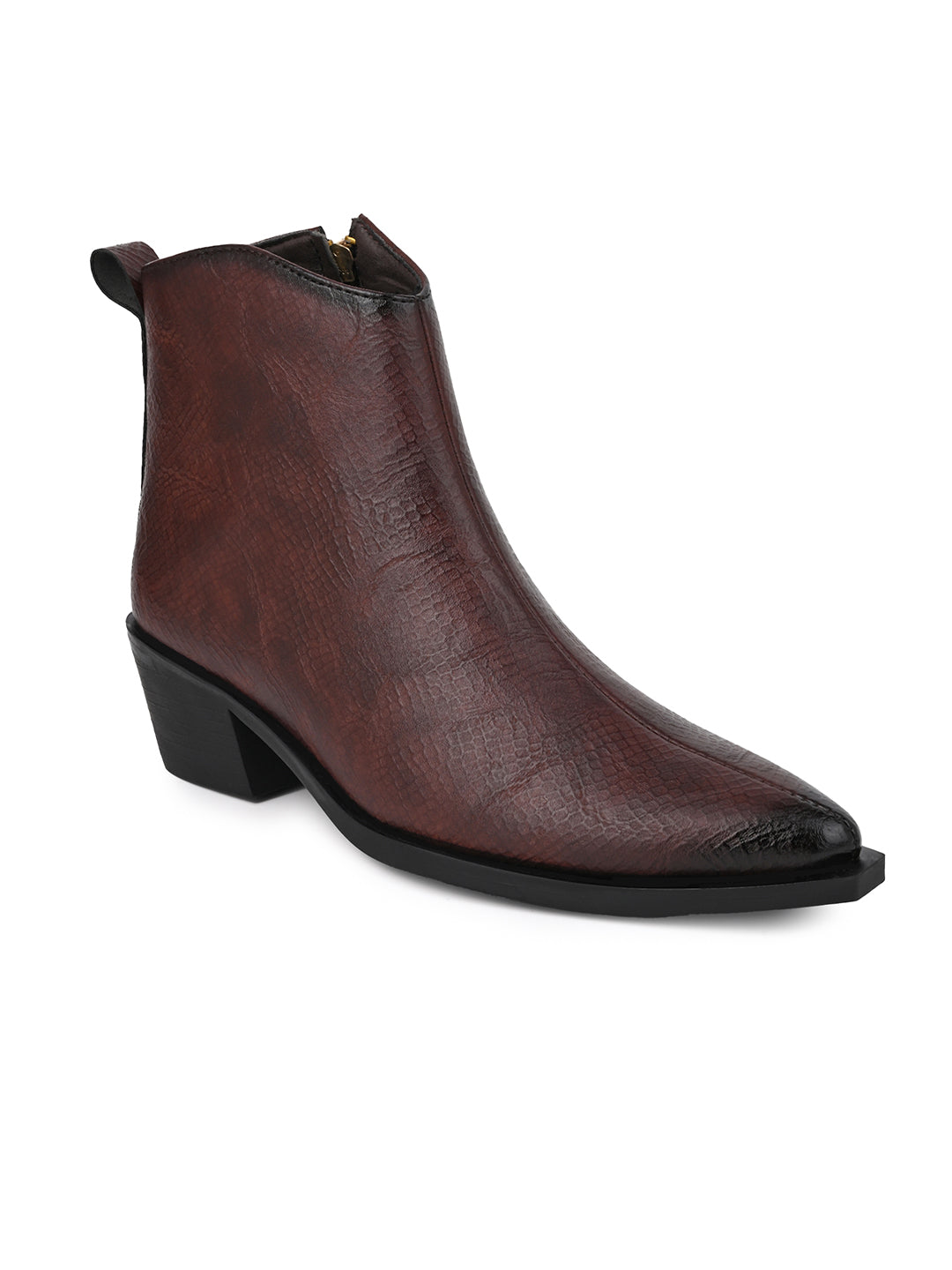 Fentacia Women textured Chelsea Boots