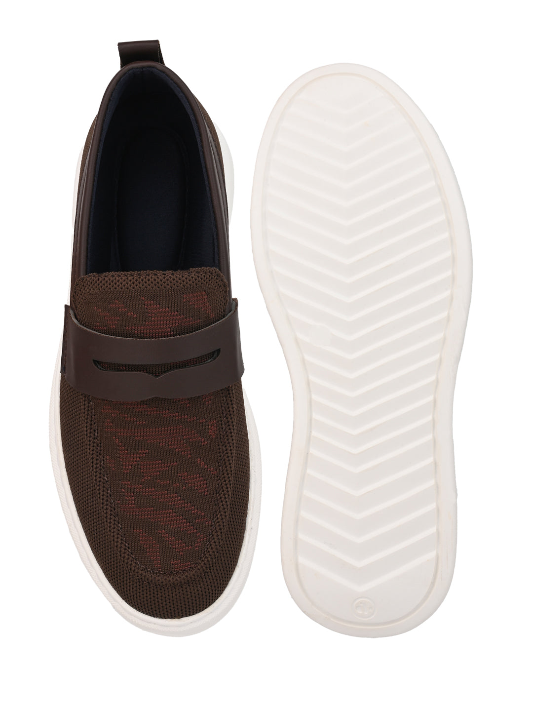 Fentacia Men Knitted Memory Foam Casual Loafers