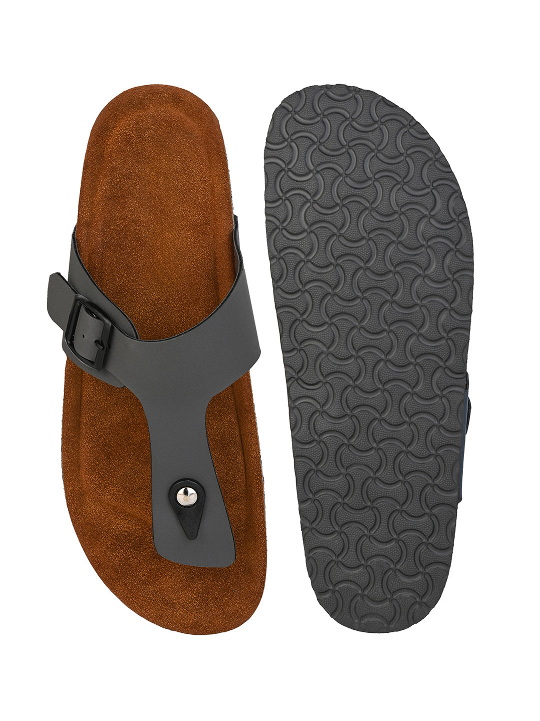 Fentacia Men T-Straps Comfort Sandals