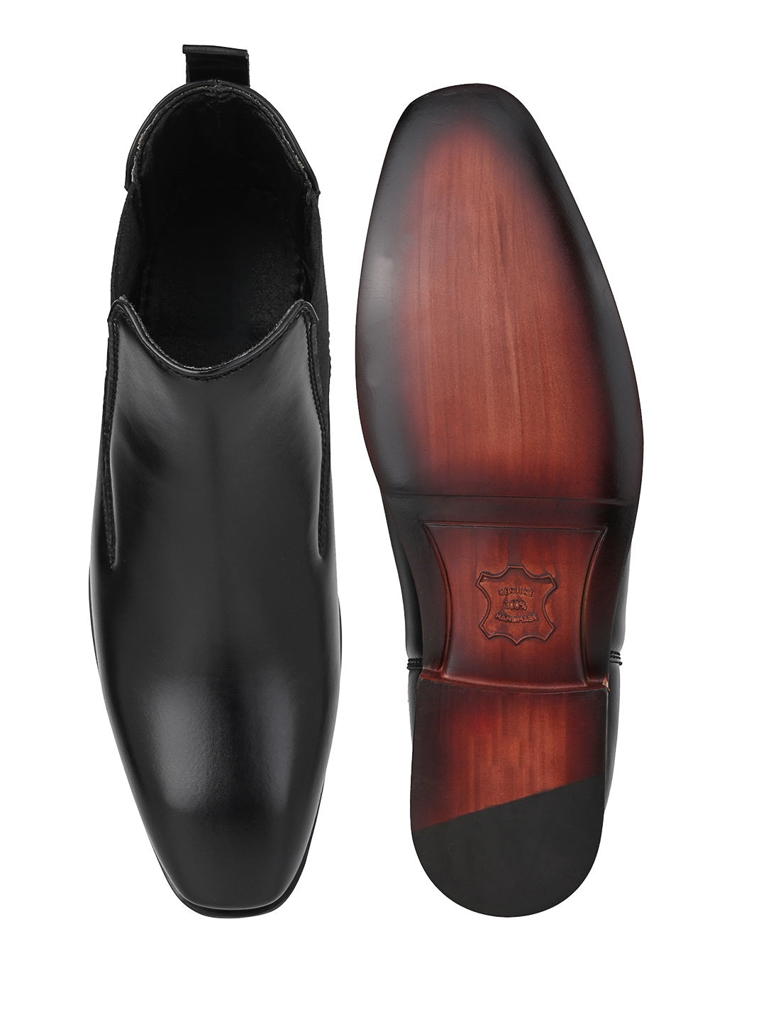 Fentacia Men Square Toe Chelsea Boots