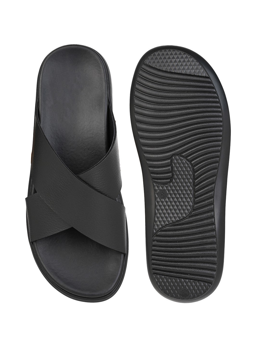 Fentacia Men Cross Straps Casual Sandals