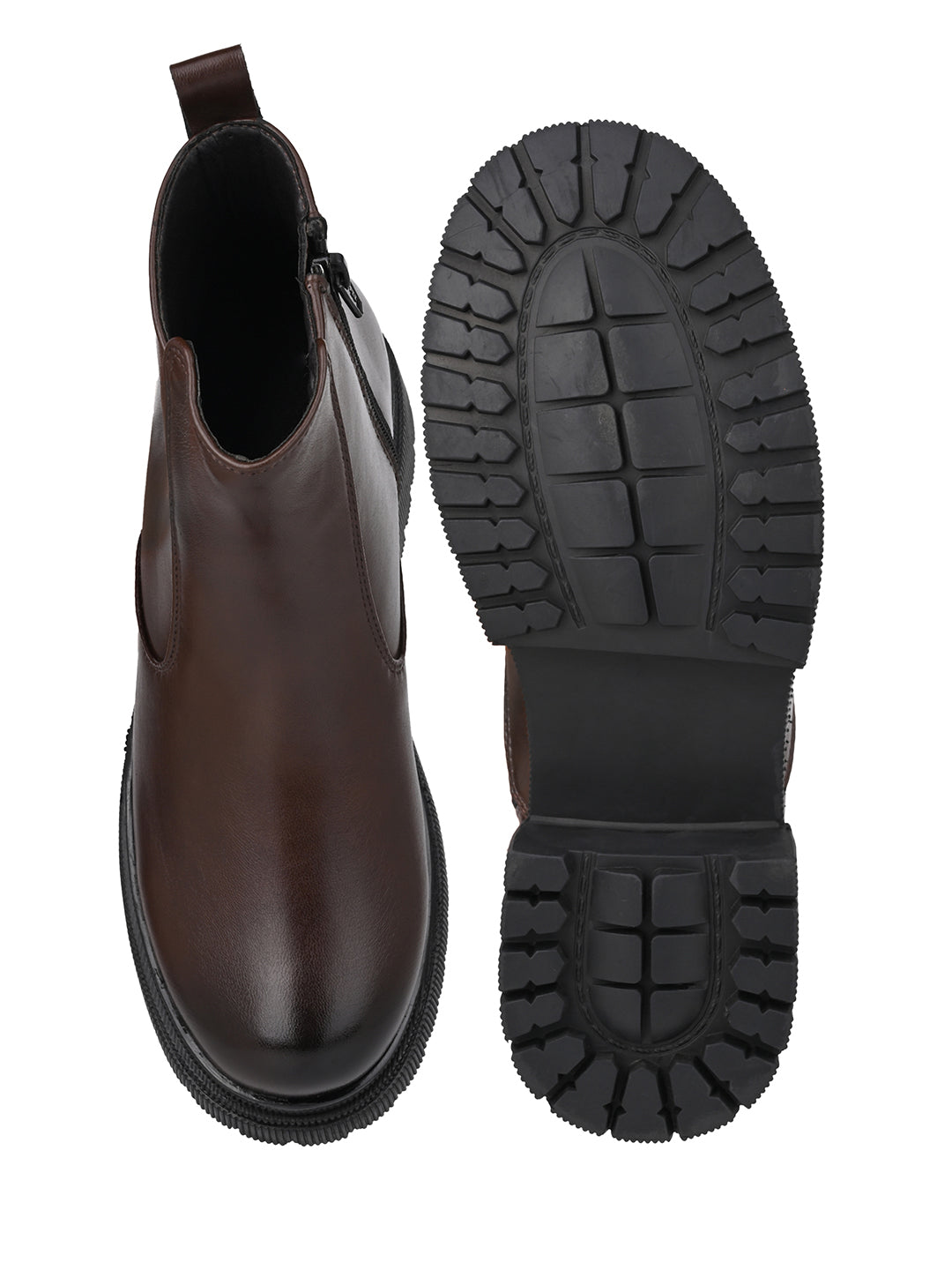 Fentacia Women Chunky Sole Chelsea Boots