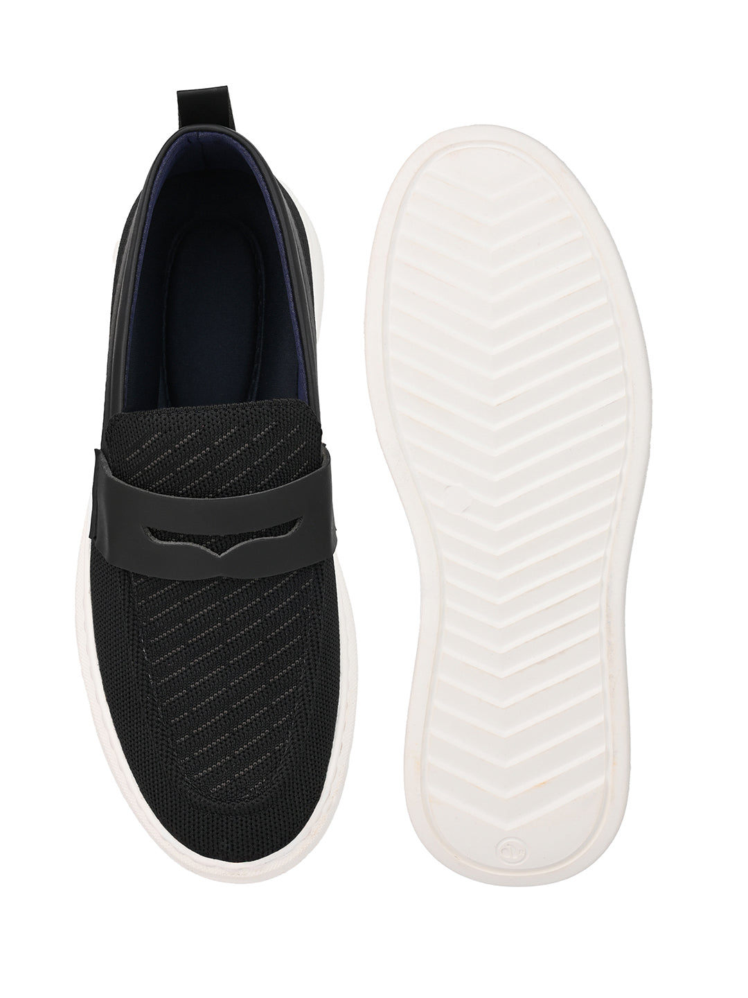 Fentacia Men Knitted Lightweight Casual Loafers