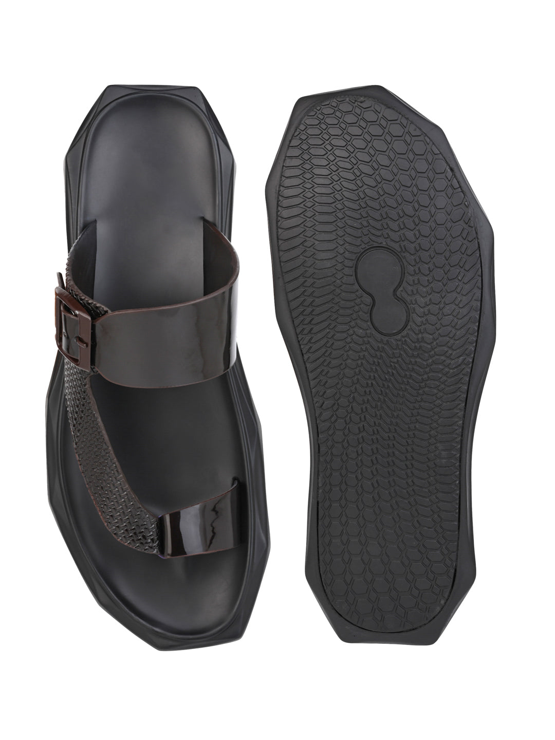 Fentacia Men Woven Ethnic Wear Sandals