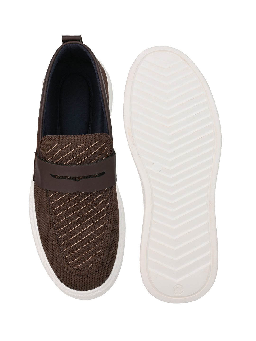 Fentacia Men Knitted Lightweight Casual Loafers