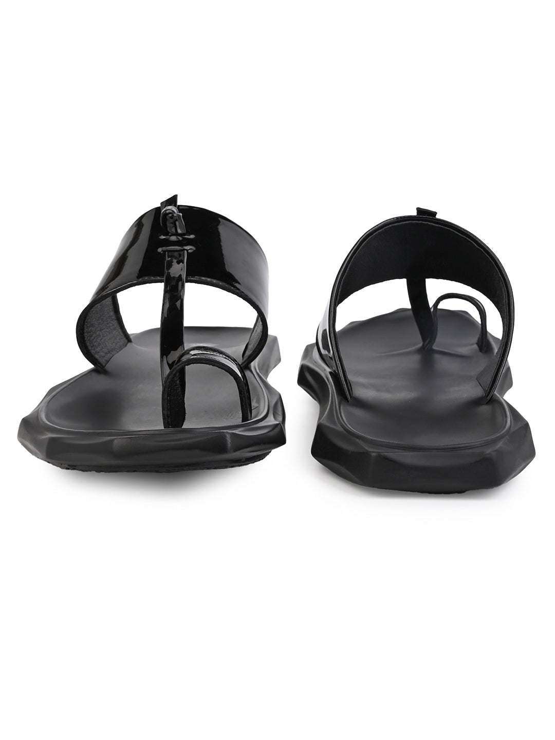 Fentacia Men Patent Ethnic Wear Sandals