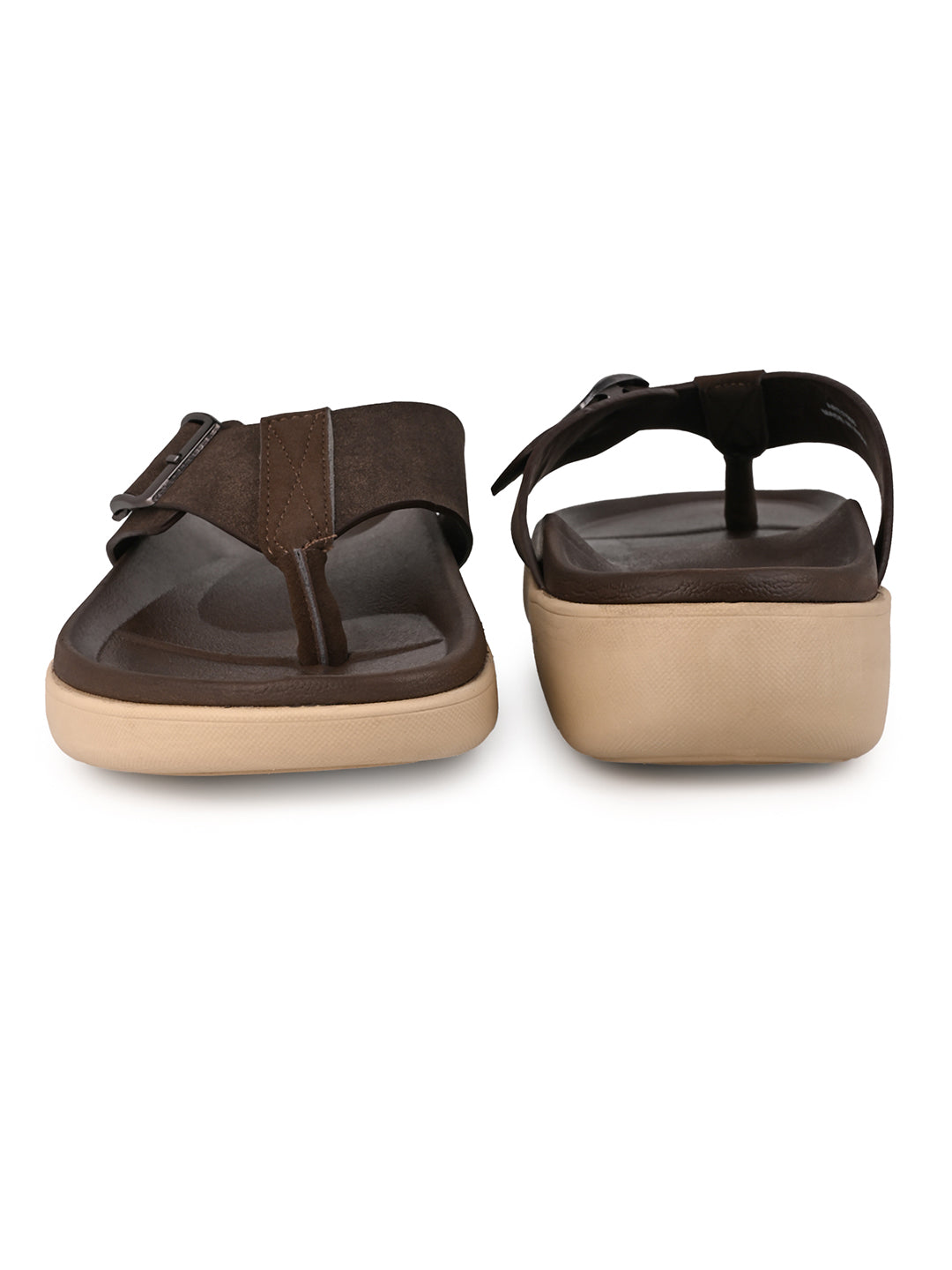 Fentacia Men T-Strap Casual Sandals