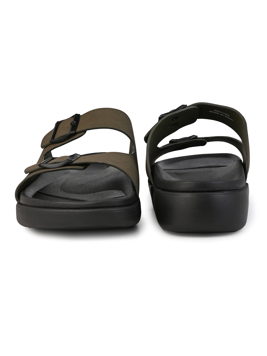 Fentacia men Solid Suede Comfort Sandals