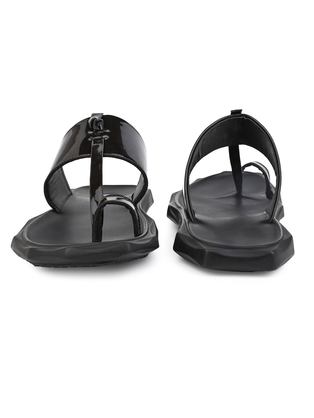 Fentacia Men Patent Ethnic Wear Sandals