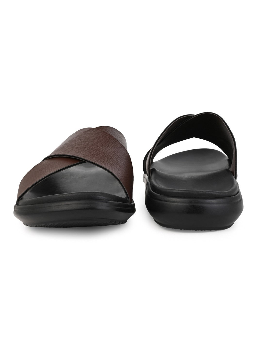 Fentacia Men Cross Straps Casual Sandals