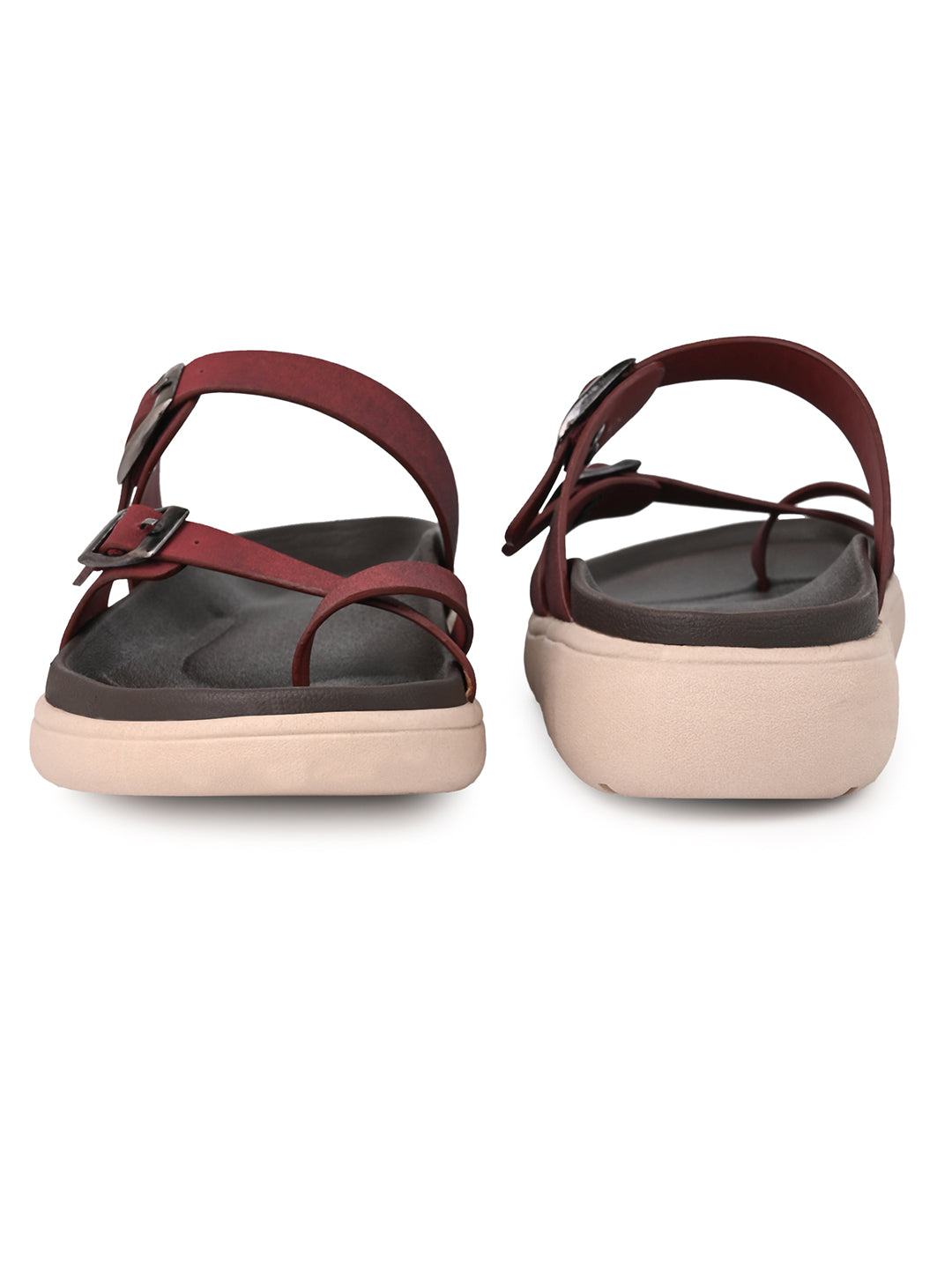 Fentacia Women Toe Ring Lightweight Comfort Suede Sandals