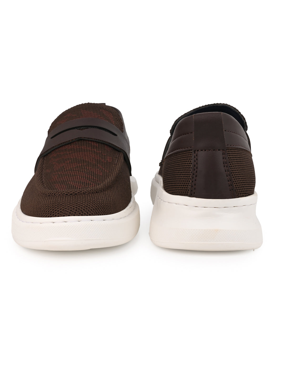 Fentacia Men Knitted Memory Foam Casual Loafers