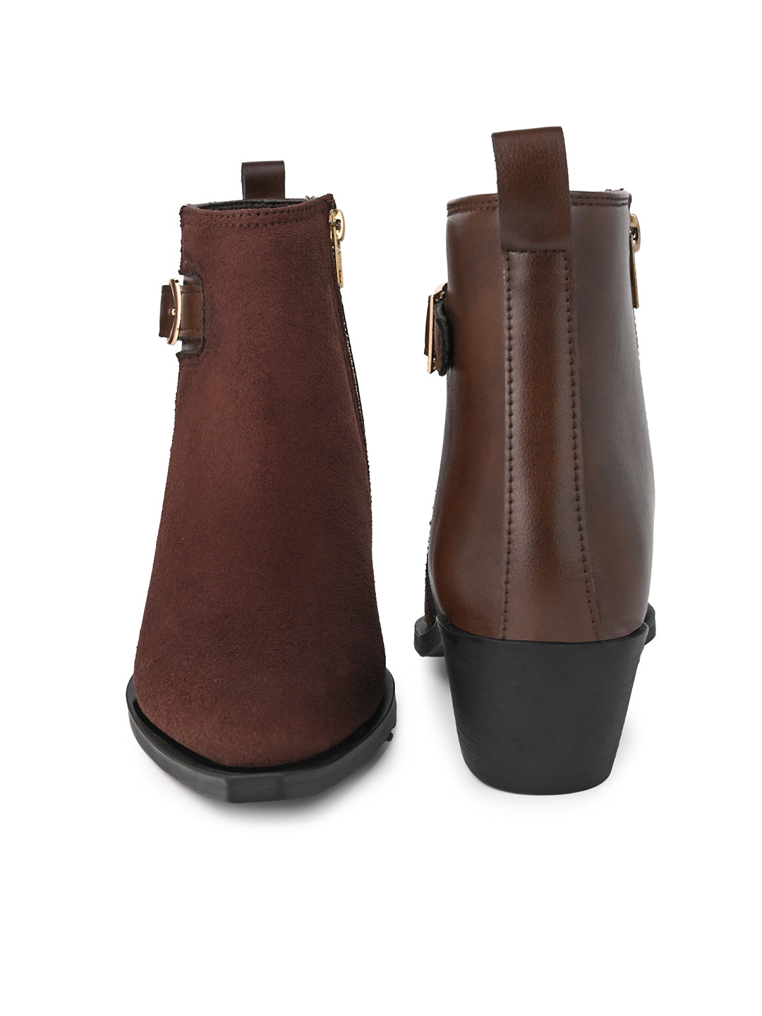 Fentacia Women Pointed Chelsea Boots