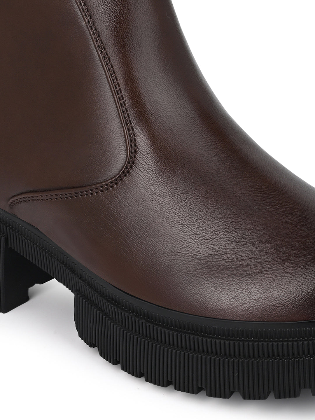 Fentacia Women Chunky Sole Chelsea Boots