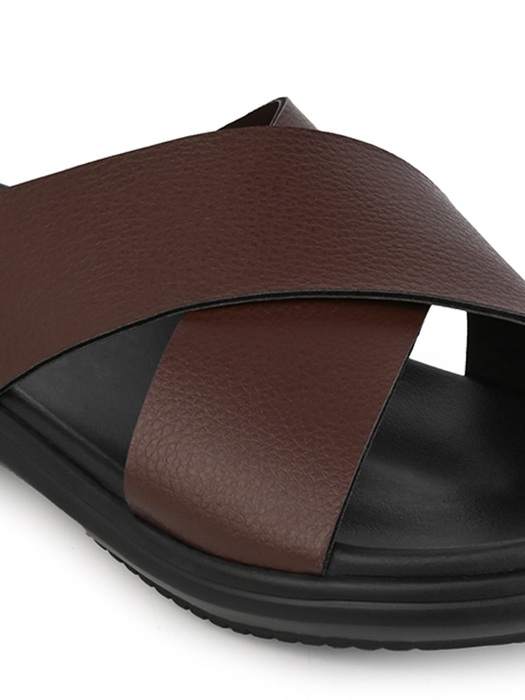 Fentacia Men Cross Straps Casual Sandals