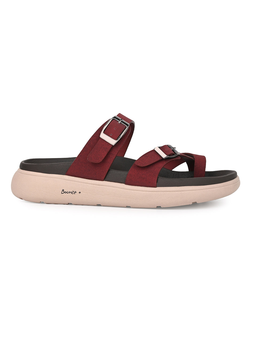 Fentacia Women Toe Ring Lightweight Comfort Suede Sandals