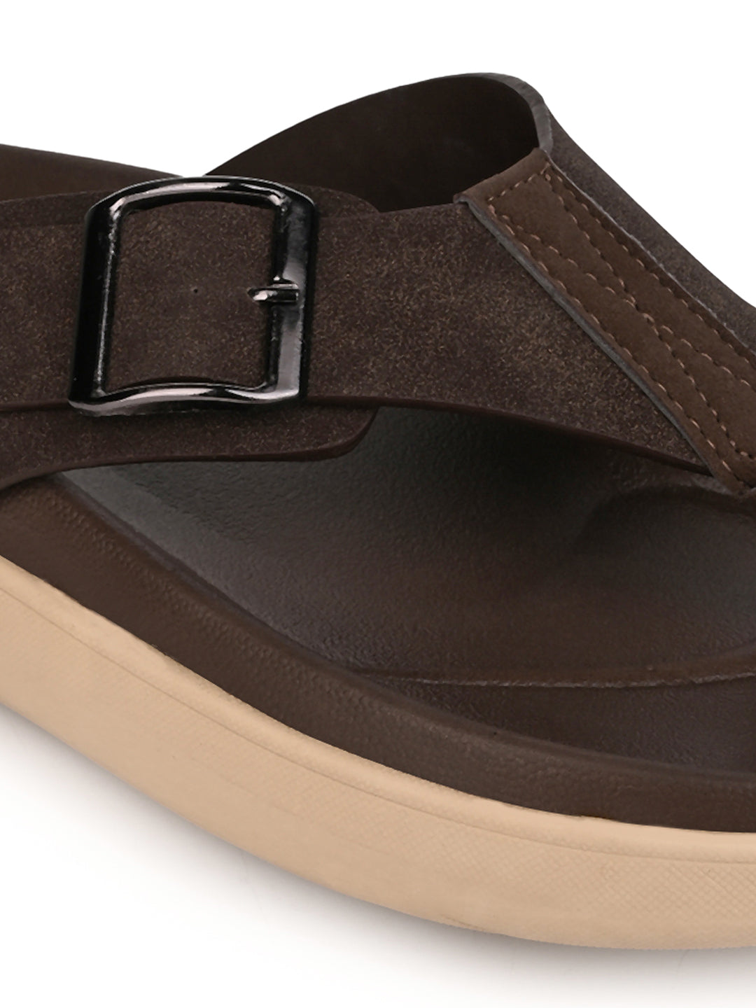 Fentacia Men T-Strap Casual Sandals