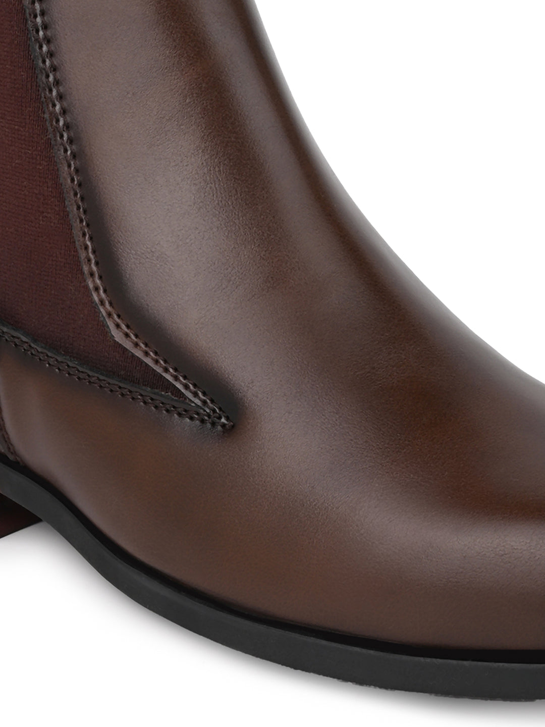 Fentacia Men Square Toe Chelsea Boots