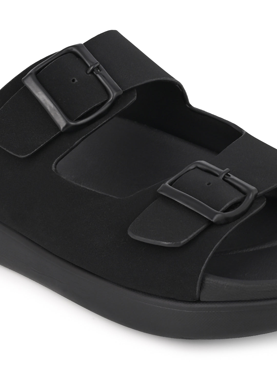 Fentacia men Solid Suede Comfort Sandals