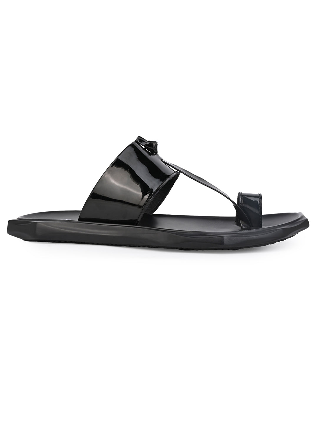 Fentacia Men Patent Ethnic Wear Sandals