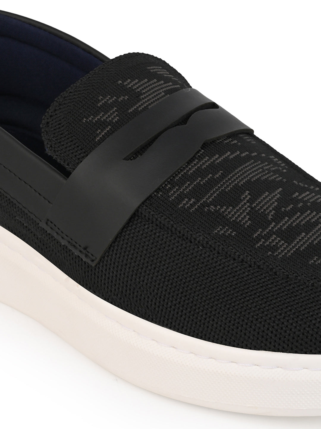 Fentacia Men Knitted Memory Foam Casual Loafers