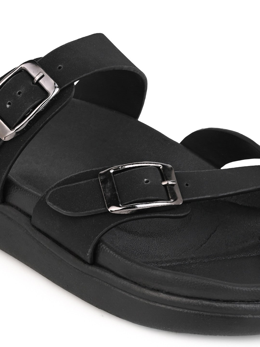 Fentacia Women Toe Ring Lightweight Comfort Suede Sandals