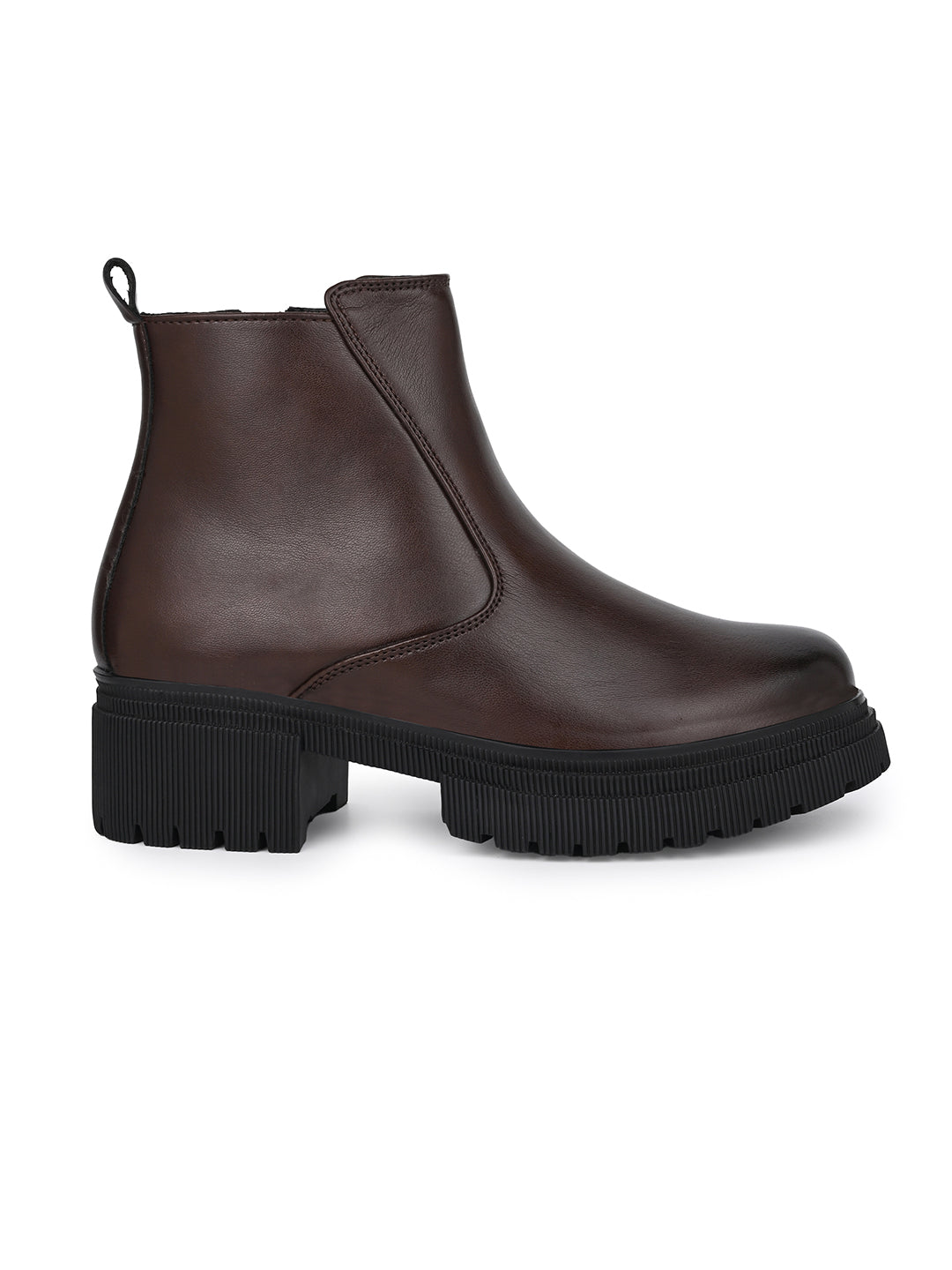 Fentacia Women Chunky Sole Chelsea Boots