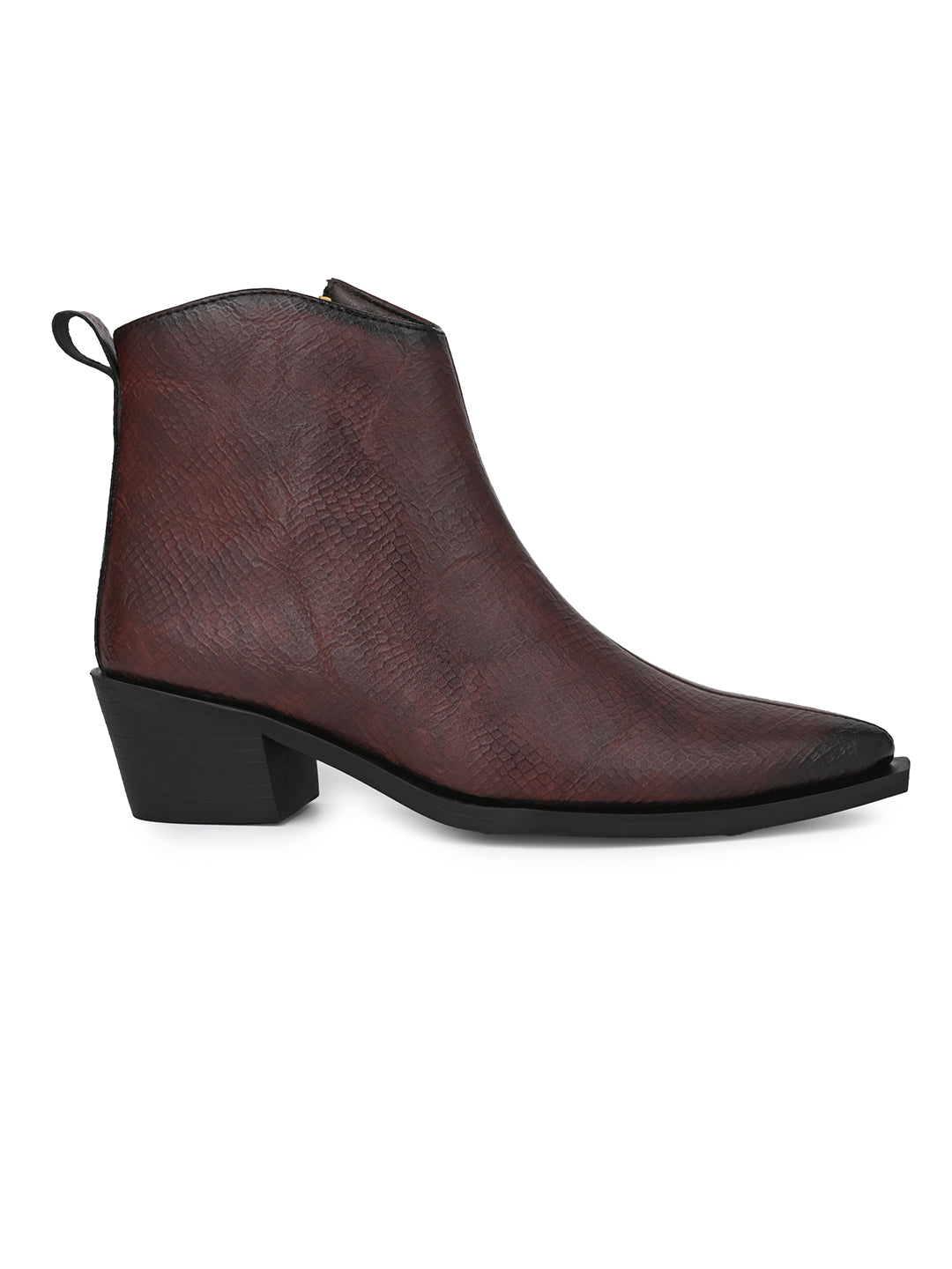 Fentacia Women textured Chelsea Boots
