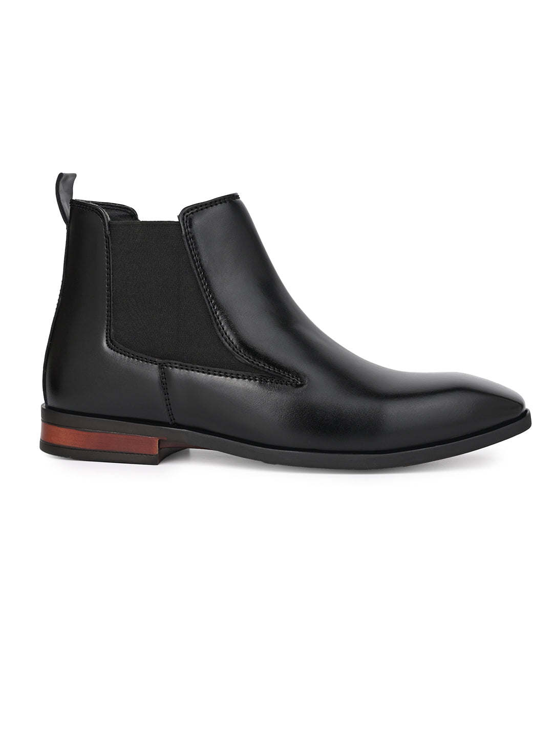 Fentacia Men Square Toe Chelsea Boots