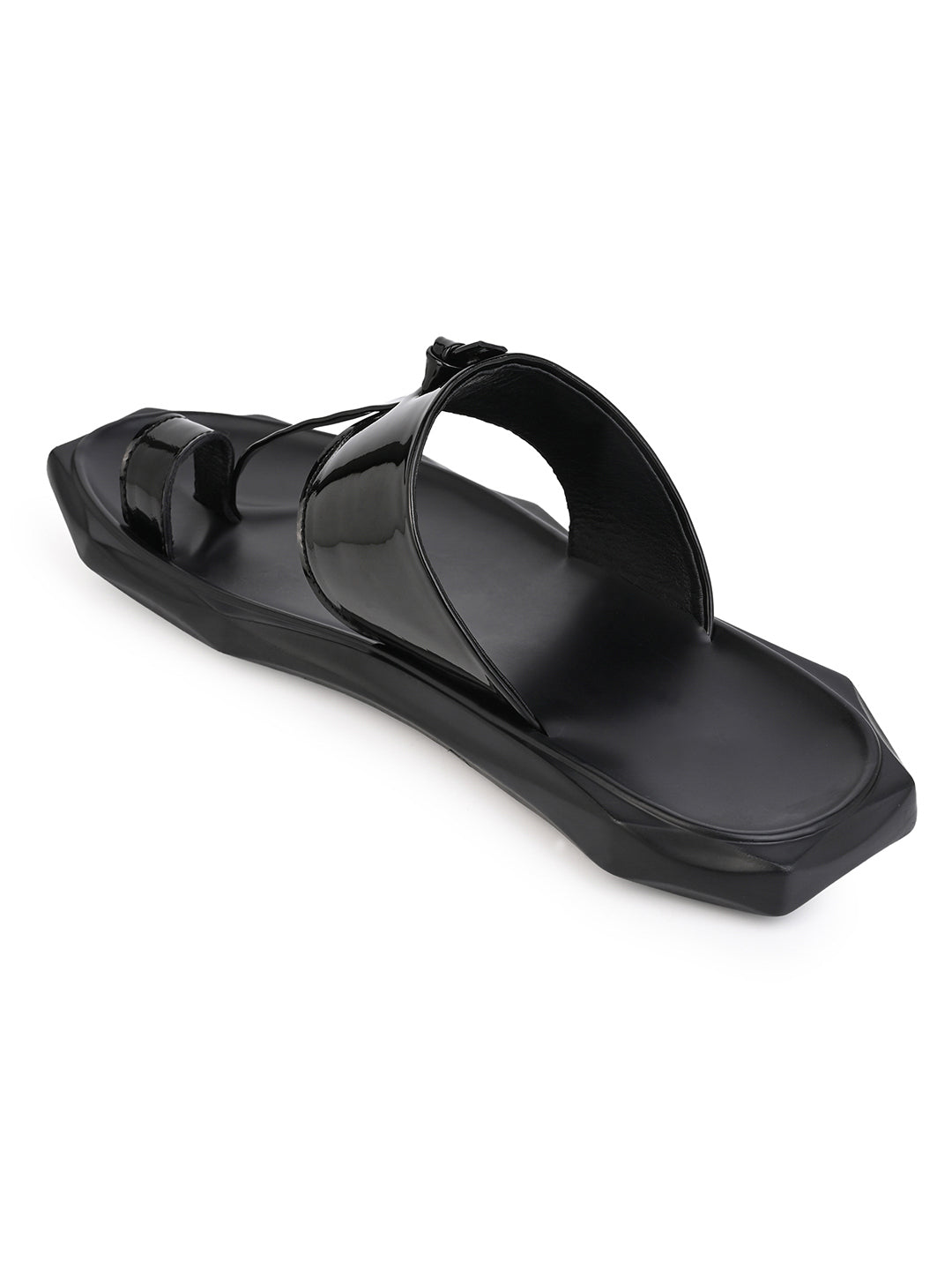 Fentacia Men Patent Ethnic Wear Sandals