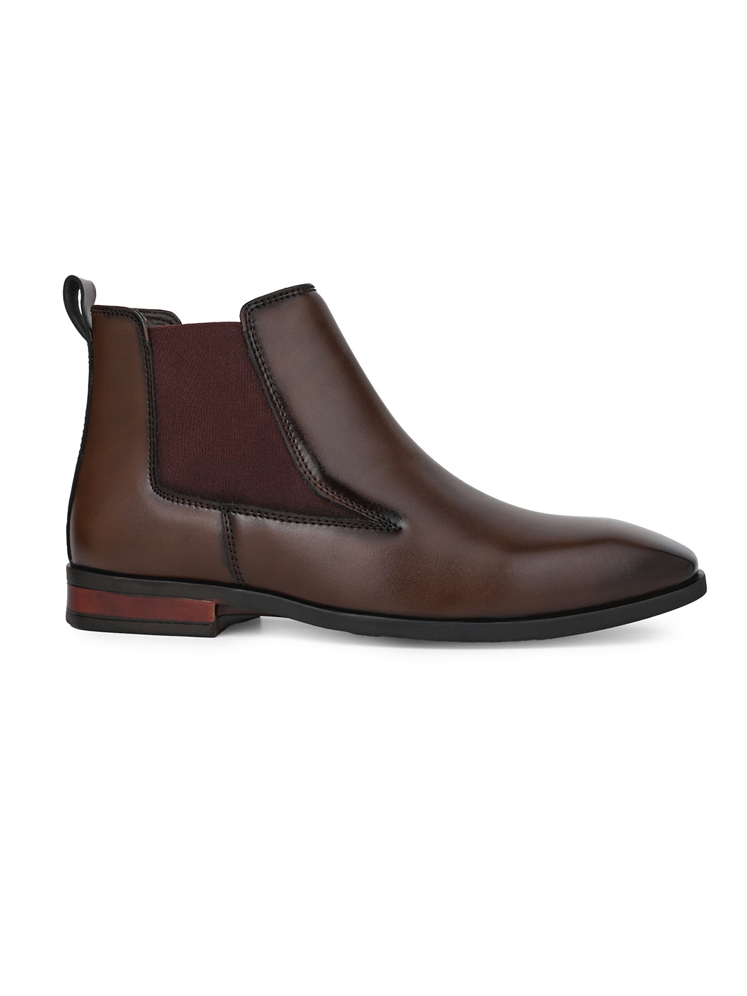 Fentacia Men Square Toe Chelsea Boots
