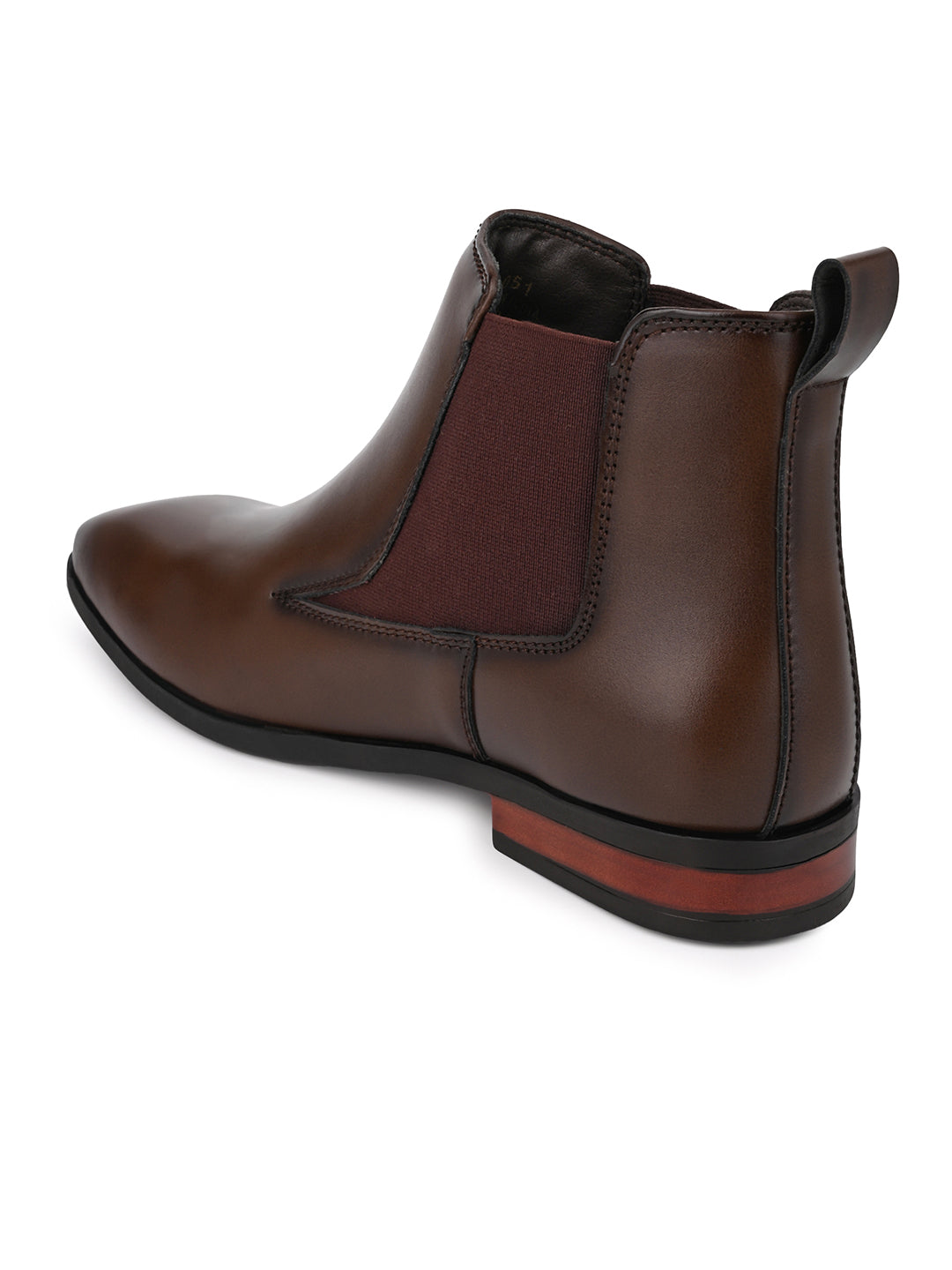 Fentacia Men Square Toe Chelsea Boots