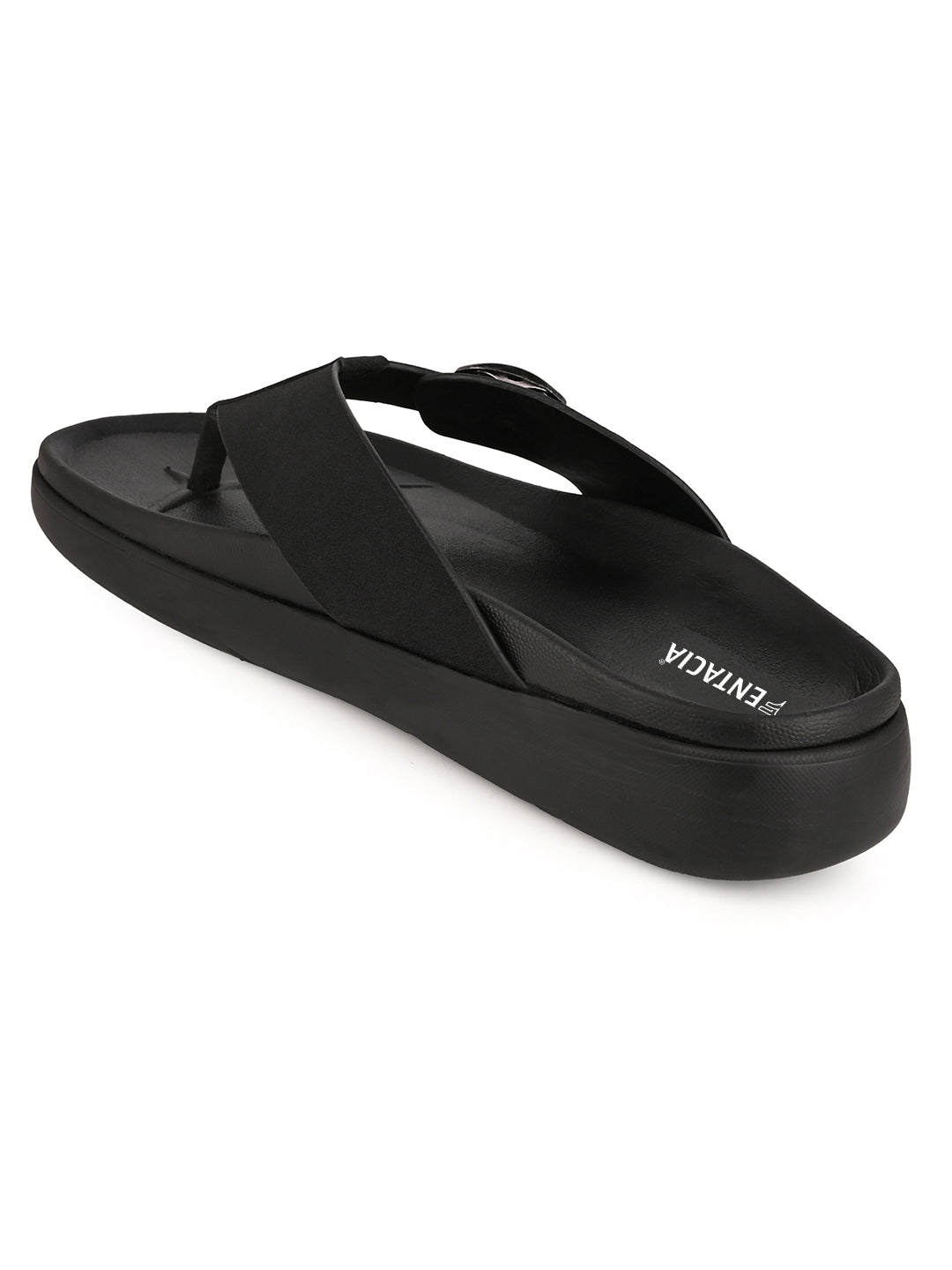 Fentacia Men T-Strap Casual Sandals